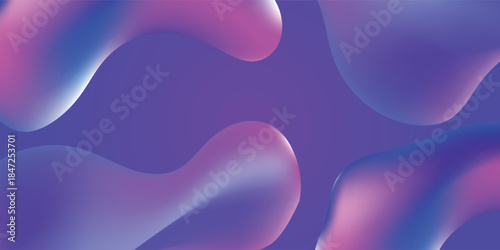 Abstract background with flowing organic shapes in vibrant purple, pink, and blue gradients, creating a modern and artistic design.