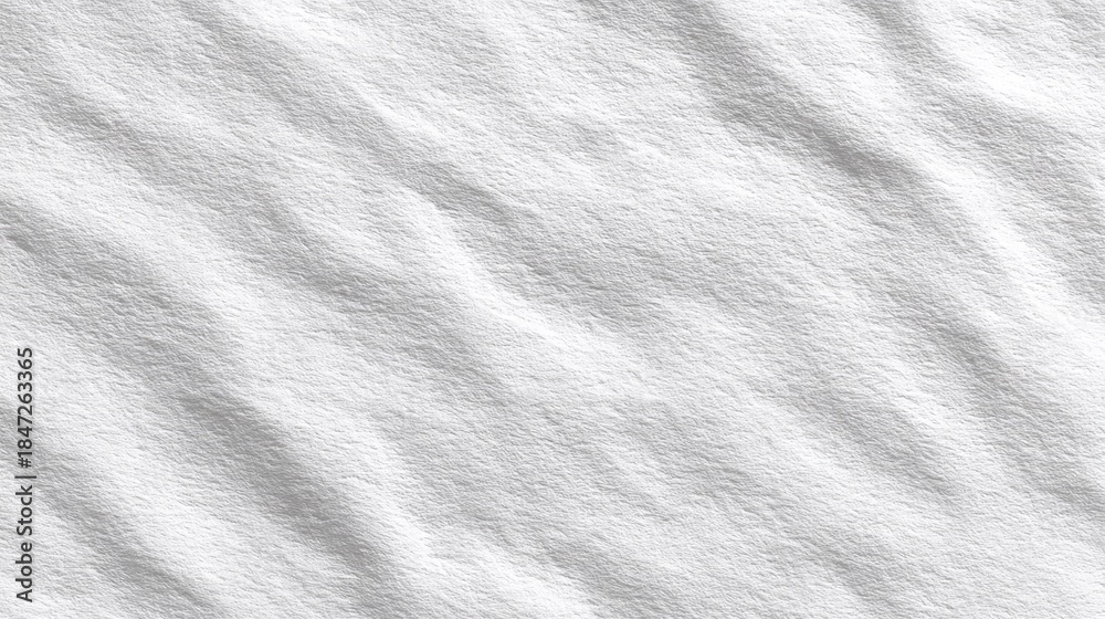 Naklejka premium Textured white paper background with soft waves and natural fibers showcasing a subtle pattern ideal for design and creative projects or presentations