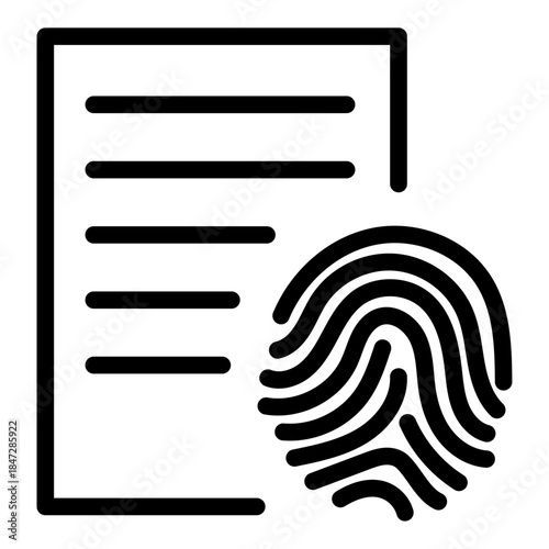 Legal Document Line Icon of International Criminal Court (ICC) Icon Set