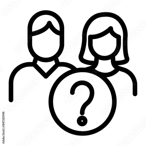 Legal Consultation Line Icon of Legal Aid Icon Set