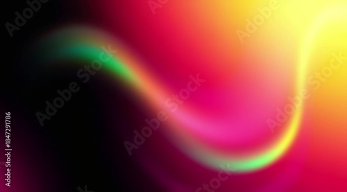 Abstract background with colorful gradient. Blurred background moving in transition of colors