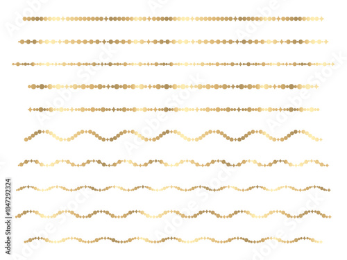 丸、四角星、ライン1、7白金