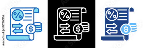 Profit & Loss triplestyle icon