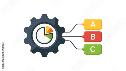 Data Processing Gear with A B C Options