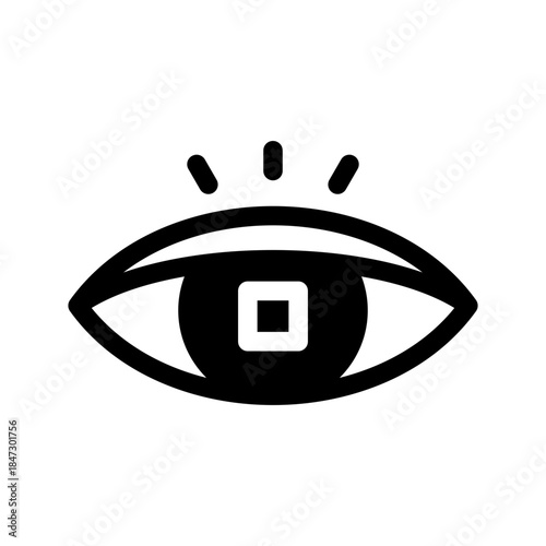 Vision Icon Vector Symbol Design Illustration