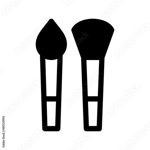 Paint Brush Icon Vector Symbol Design Illustration