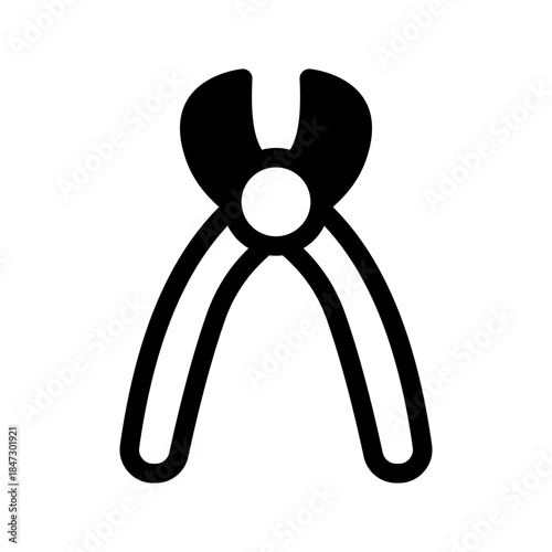 Dental Nipper Icon Vector Symbol Design Illustration