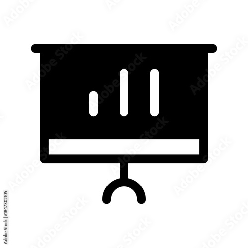 Presentation Icon Vector Symbol Design Illustration