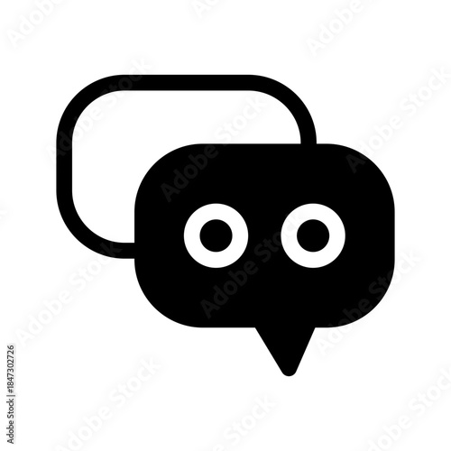 Speech Bubble Icon Vector Symbol Design Illustration