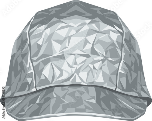 Modern Polygonal Food Cover Tent for Tableware Equipment Illustration