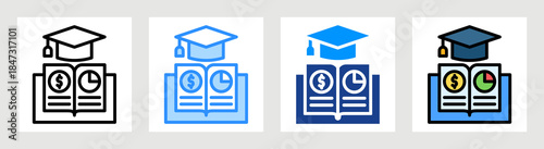 Business Studies Icon Collection Set Multiple Style