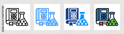 Science Journal Icon Collection Set Multiple Style