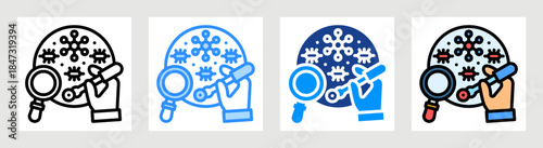 Microbiology Icon Collection Set Multiple Style