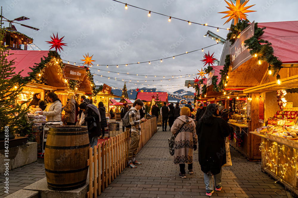 Fototapeta premium Vancouver Christmas Market 