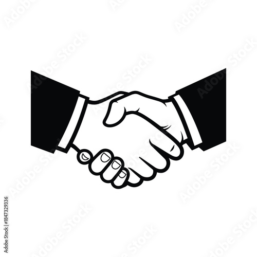 Handshake between two business partners