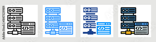Code Server Icon Collection Set Multiple Style