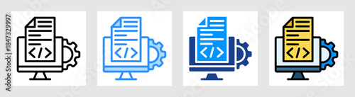 Compiler Icon Collection Set Multiple Style