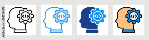 Logic Programming  Icon Collection Set Multiple Style