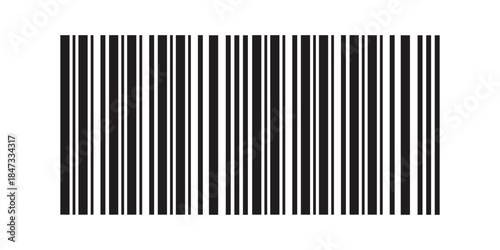 Bar code. Barcode illustration. Editable color. isolated on white background. vector illustration. EPS 10