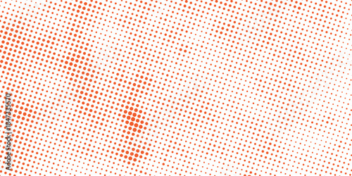 Abstract Orange Halftone Pattern Texture Background For Design Projects And Marketing.vector illustration eps10