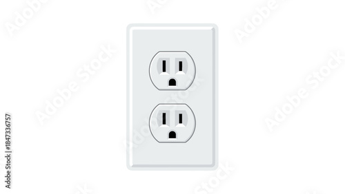 Double electrical outlet