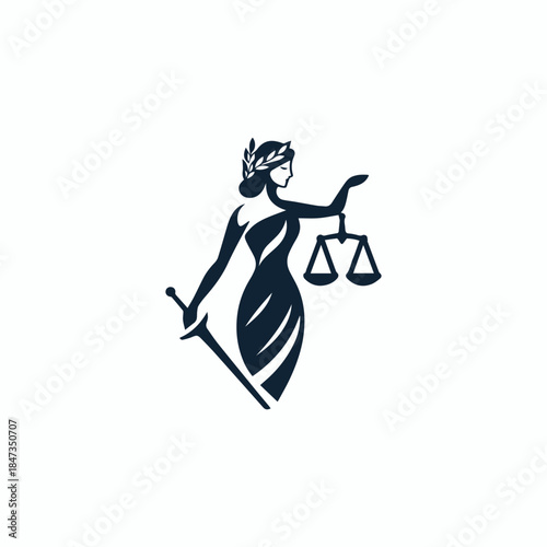 Femida Goddess Law Logo