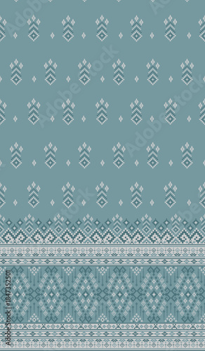 beautiful pixel tribal pattern inspired by each native pixel fabric like wayuu African native American southeast Asian traditional textile Thai silk pattern Aborigine Australian and Columbian fabric