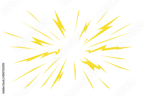 Radiant Comic Explosion Burst Effect