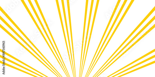 simple three line yellow sunrise pattern for banner poster background.