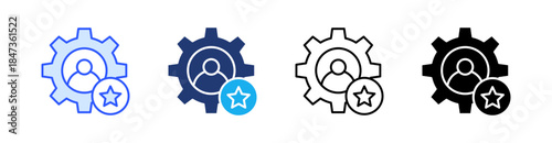 Professional Multiple Style Icon Set Vector 