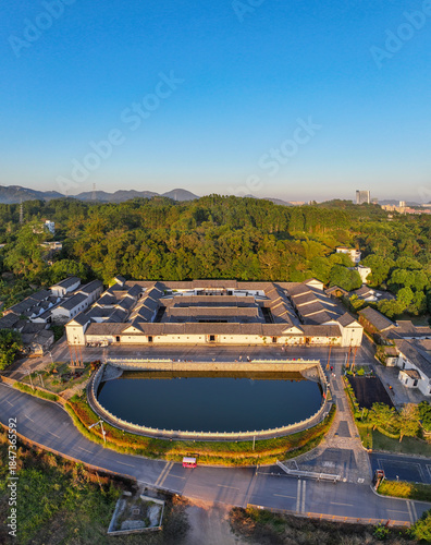 Photography Aerial photography of Qiuchanggu Village, Huiyang District, Huizhou City, Guangd