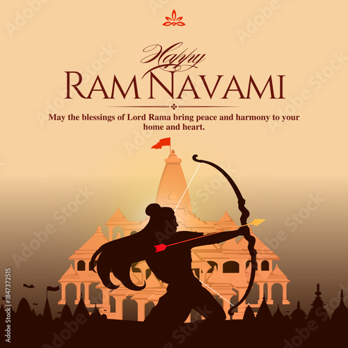 Happy Ram Navami Greeting Instagram Story