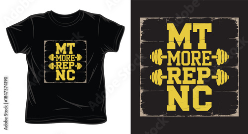 mt more rep nc  graphic victor art t shirt design print template