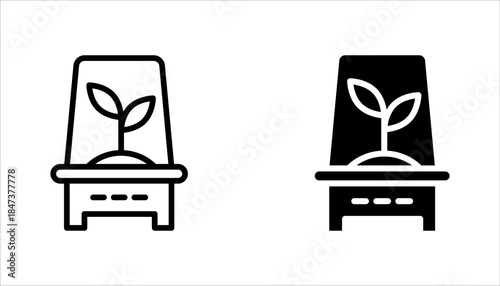 incubator icon set. simple element illustration from future technology concept. vector illustration on white background