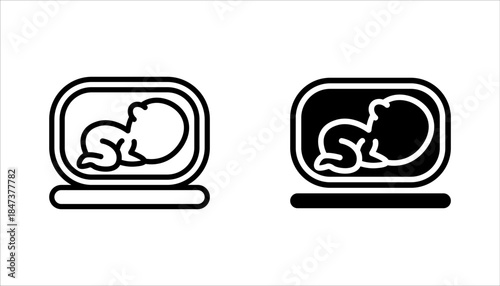 incubator icon set. simple element illustration from future technology concept. vector illustration on white background