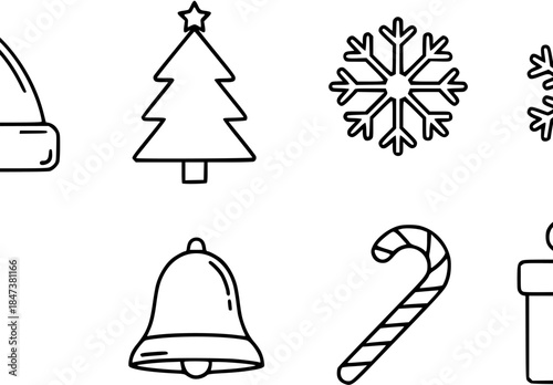 set of christmas bells