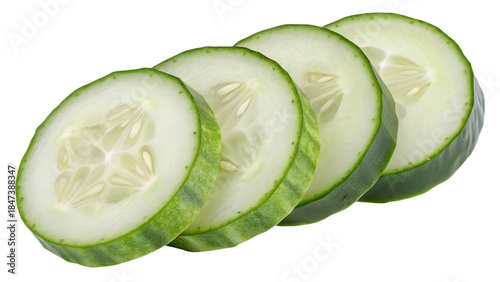 slices of cucumber