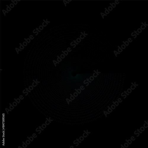 Abstract stipple background. Blue Luminous circles. Navy elegant glowing circle. Azure light ring. Indigo sparking particle. Ultramarine colorful ellipse. Bright border.Holiday illustration.