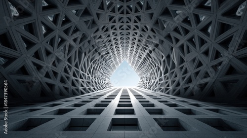 Stunning Architectural Design with Complex Geometric Patterns