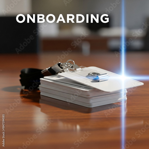 Employee Onboarding Access Cards and Badges for New Hire Orientation