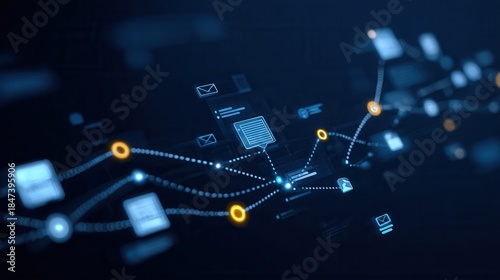 Enterprise data display where automation aligns delivery models and notification feeds lead team interaction to heighten performance through planning