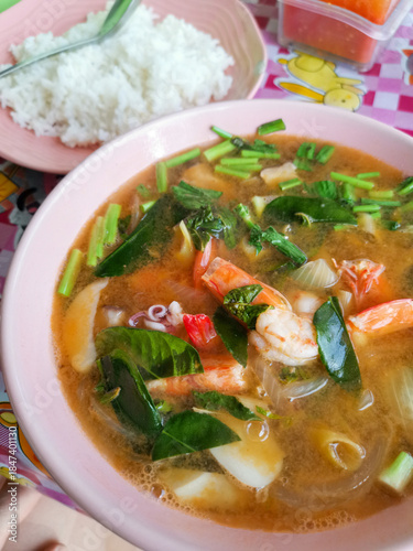 Thai soup tom yam