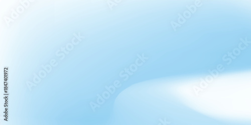 Aesthetic clear blue sky. Summer season blue pastel colored vertical vector banner. Blurred sky gradient background. Simple soft light backdrop.