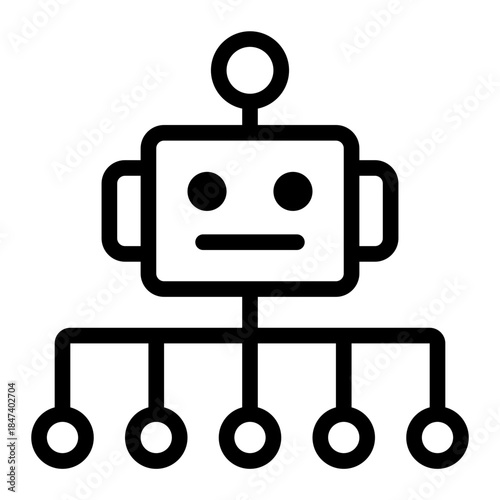 machine icon for illustration