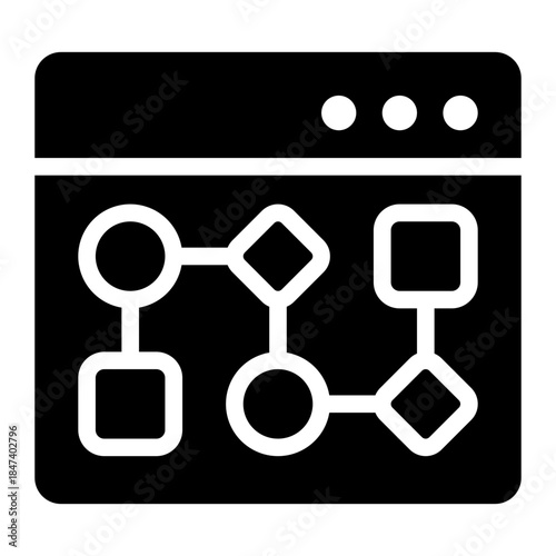 hierarchy icon for illustration