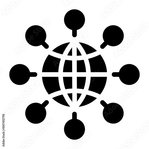 global icon for illustration