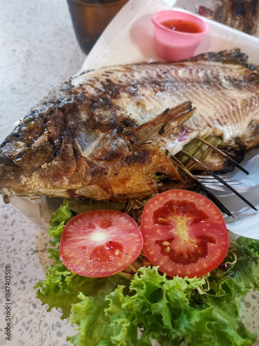 Grilled fish
