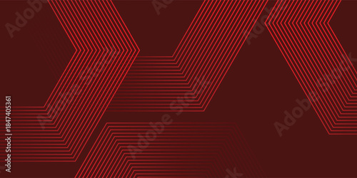 Abstract dark red background with hexagon lines. liquid gradient shapes composition background vector illlustration eps10