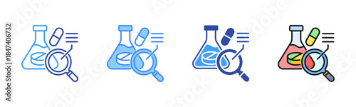 Clinical Research Icon, Multi Styles Icon Set