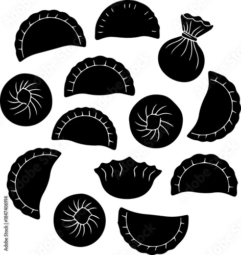 Dumpling Silhouettes Set